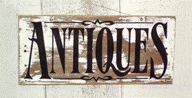 antique sign